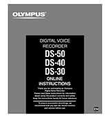 Olympus DS-40 Справочник Пользователя