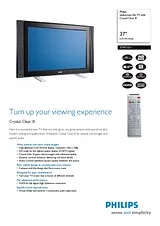 Philips 37PF3321 37" LCD HD Ready widescreen flat TV 37PF3321/10 Manuel D’Utilisation