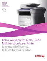 Xerox 3210 Manuel D’Utilisation