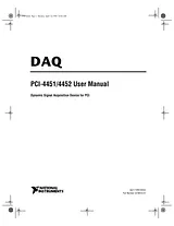 National Instruments PCI-4451 Manuel D’Utilisation