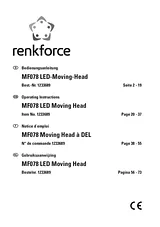 Renkforce Moving head No. of LEDs: 7 MF078 MF078 Data Sheet