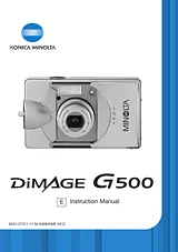 Konica Minolta G500 Benutzerhandbuch