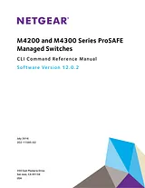 Netgear M4300-24X (XSM4324CS) - Stackable Switches with Full PoE+ Provisioning ソフトウェアガイド
