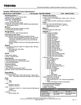 Toshiba l650-st3n01x Guide De Spécification