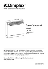 Dimplex DF3003 Manual Do Utilizador
