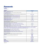 Panasonic NA107VC4 Energy Guide