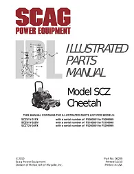 Scag Power Equipment SCZ 用户手册