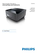 Philips Screeneo Smart LED Projector HDP1590TV HDP1590TV/10 Benutzerhandbuch