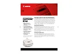 Canon fax-phone b740 Справочник Пользователя