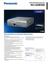 Panasonic WJ-GXE500 Specification Sheet