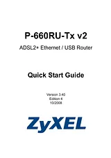 ZyXEL Communications P-660RU-TX V2 ユーザーズマニュアル