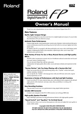 Roland FP-2 Owner's Manual