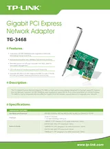 TP-LINK TG-3468 Leaflet