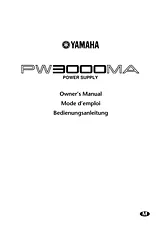 Yamaha PW3000MA Benutzerhandbuch