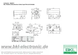 Bkl Electronic 2.5 mm audio jack Socket, horizontal mount Number of pins: 4 Stereo 1109202 1 pc(s) 1109202 Fiche De Données