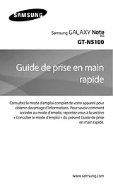 Samsung GT-N5100 Guide D’Installation Rapide