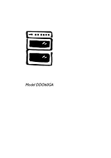 Electrolux DDO60GA Manual Do Utilizador