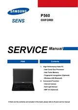 Samsung p560 Manuales De Servicio