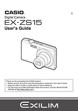 Casio EX-ZS15 ユーザーズマニュアル
