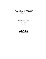 ZyXEL Communications 650HW Справочник Пользователя