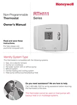 Honeywell Digital Non-Programmable Thermostat (RTH111B1016) Guía De Operación