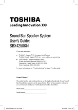 Toshiba SBX4250 사용자 설명서