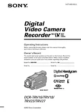 Sony DCR-TRV16 User Manual