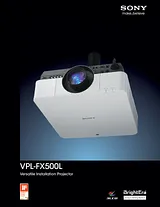 Sony VPL-FX500L Manuel D’Utilisation