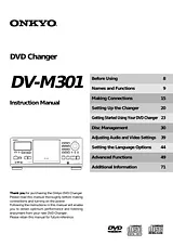 ONKYO dv-m301 Manual De Instruções