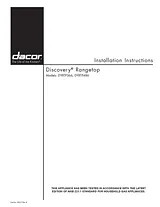 Dacor DYRTP486S Installation Instruction