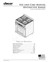 Dacor DR30D-C User Manual