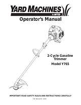 MTD Y765 Manual Do Utilizador