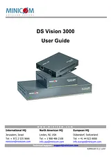 Minicom Advanced Systems 3000 Справочник Пользователя