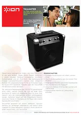 ION Audio Ion Taligater Bluetooth Mobile Pa System 101635 데이터 시트
