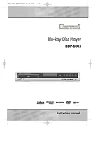 Sherwood BDP-6003 User Manual