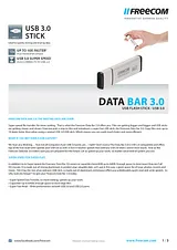 Freecom DataBar 3.0 64GB 56092 Manual Do Utilizador