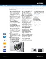 Sony DSCW130 Specification Guide