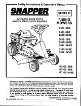 Snapper 281011BE Manuale Utente