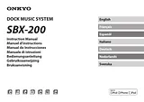 ONKYO SBX-200 Справочник Пользователя