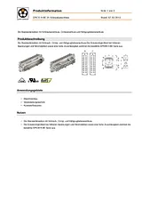 Lappkabel 10196000 EPIC® H-BE 24 SS Pin Insert Pin insert 10196000 Hoja De Datos