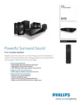 Philips 5.1 Home theater HTS3531 HTS3531/F7 Prospecto