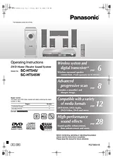 Panasonic SC-HT545 Manual Do Utilizador