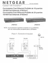 Netgear ProSafe 16-Port 10/100 Rackmount Switch JFS516NA 데이터 시트