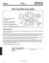 White Rodgers 1361-103 Hydronic Zone Controls Troubleshooting Guide