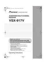 Pioneer VSX-917V 사용자 설명서