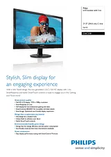 Philips LCD monitor with 2 ms 226C2SB 226C2SB/00 Prospecto