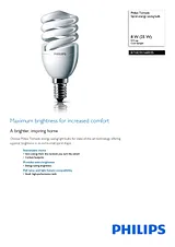 Philips Spiral energy saving bulb 8718291168935 8718291168935 Fascicule