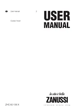 Zanussi ZHC60136X Manual De Instruções