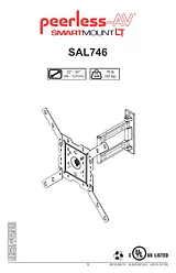 Peerless Industries SAL746 Manual Do Utilizador