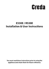 Creda E530E/R530E User Manual